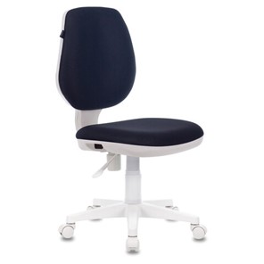 Кресло офисное BRABIX "Fancy MG-201W", без подлокотников, пластик белый, серое, 532412, MG-201W_532412 в Шахтах
