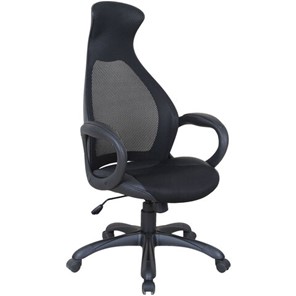 Компьютерное кресло Brabix Premium Genesis EX-517 (пластик черный, ткань/экокожа/сетка черная)   531574 в Шахтах