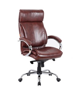 Офисное кресло CHAIRMAN 423 Экокожа коричневая в Батайске