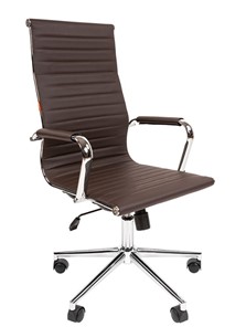 Офисное кресло CHAIRMAN 755, коричневое в Шахтах