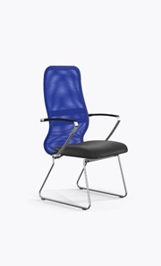 Кресло офисное Метта Ergolife Sit 8 B2-9K - X1+Extra (Синий-Черный) в Шахтах