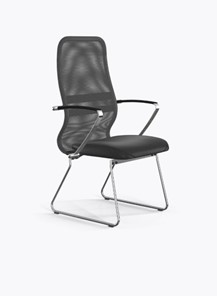 Кресло офисное Ergolife Sit 8 B2-9K - X1+Extra (Св.серый-Черный) в Шахтах