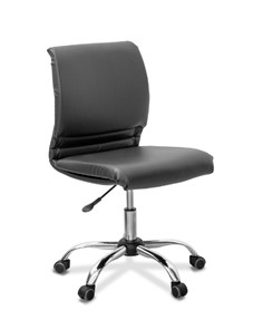 Кресло в офис Квадро Х, экокожа премиум / серо-коричневая CN6 в Шахтах