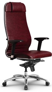 Кресло офисное Metta L 1m 38K2/4D мультиблок, нижняя часть 17838 бордовый в Шахтах
