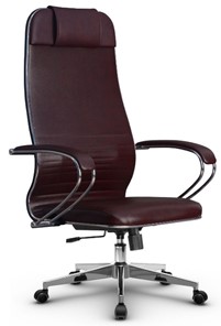 Кресло офисное Metta L 1m 38K2/K топган, нижняя часть 17834 бордовый в Шахтах