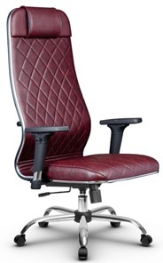 Кресло офисное Metta L 1m 40M/2D топган, нижняя часть 17833 бордовый в Шахтах