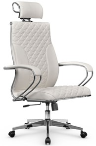 Кресло офисное Metta L 2c 44C/K116 Infinity Easy Clean топган, нижняя часть 17834 белый в Шахтах