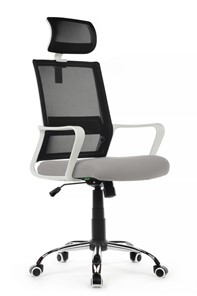 Кресло офисное Riva RCH 1029HW, серый/черный в Каменск-Шахтинском