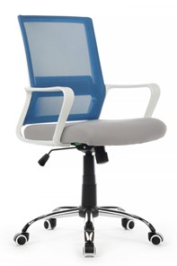 Офисное кресло Riva RCH 1029MW, серый/синий в Таганроге