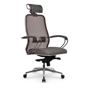 Офисное кресло Samurai SL-2.041 MPES Светло-Коричневый / Серый в Шахтах
