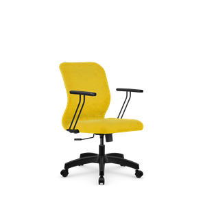 Кресло офисное SU-Mr-4/подл.109/осн.001 желтый в Таганроге