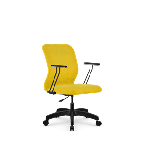 Офисное кресло SU-Mr-4/подл.110/осн.005 желтый в Ростове-на-Дону