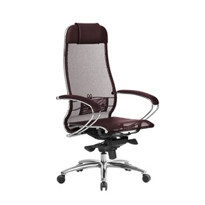 Кресло офисное Samurai S-1.04, темно-бордовый в Шахтах