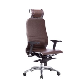 Кресло офисное Samurai K-3.04 темно-коричневый в Батайске