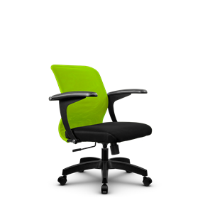 Кресло офисное SU-M-4/подл.160/осн.001, Зеленый/Черный в Шахтах