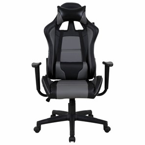 Офисное кресло Brabix GT Racer GM-100 (две подушки, экокожа, черное/серое) 531926 в Таганроге