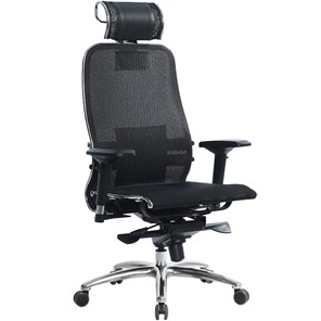 Кресло офисное Метта Samurai S-3.04, черный плюс в Батайске