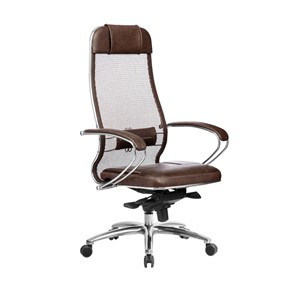 Офисное кресло Samurai SL-1.04, темно-коричневый в Шахтах