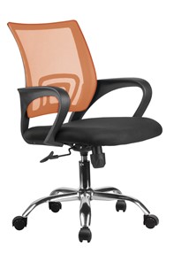 Кресло компьютерное Riva Chair 8085 JE (Оранжевый) в Шахтах