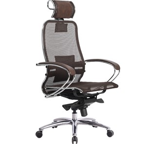 Офисное кресло Samurai S-2.04, темно-коричневый в Шахтах
