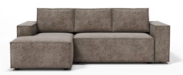 Угловой диван с оттоманкой Лофт 263х159х93 (НПБ/Тик-так) в Шахтах
