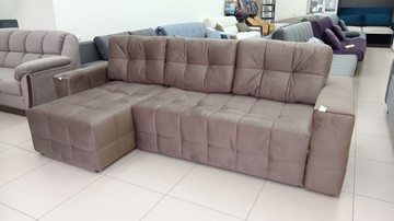 Угловой диван с оттоманкой Реал ДУ Graund 03 велюр в Батайске