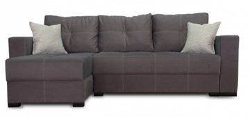 Угловой диван Fashion soft 210 (Uno grey + Brix latte) в Батайске