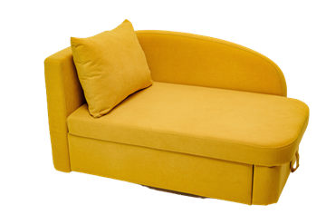 Диван-кровать левая Тедди желтый в Батайске