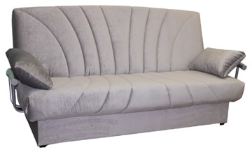 Прямой диван Hit-Divan Рио с металлическими подлокотниками в Шахтах