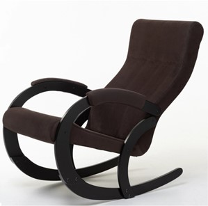 Кресло-качалка Корсика, ткань Amigo Coffee 34-Т-AC в Шахтах