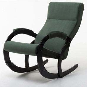 Кресло-качалка в гостиную Корсика, ткань Amigo Green 34-Т-AG в Ростове-на-Дону