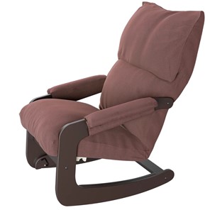 Кресло Трансформер Амадео ВСК №81 (каркас венге, сиденье коричнево-розовое) в Шахтах