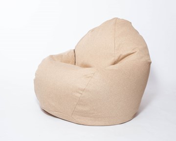 Кресло-мешок Макси, рогожка, 150х100, песочное в Таганроге