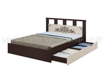 Спальная кровать Жасмин 1600 с ящиками в Шахтах