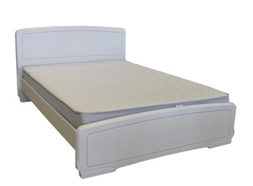 2-спальная кровать Боринское Кристина Прайм 1400, Белый в Батайске