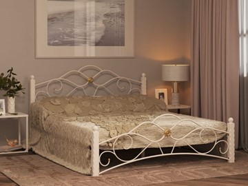 Кровать 2-спальная Гарда 3, 160х200, белая в Шахтах