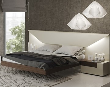 Кровать 1.5-спальная Elena с подсветкой (160x200) в Таганроге