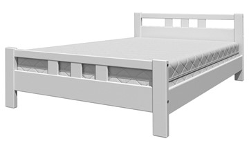 Полуторная кровать Вероника-2 (Белый Античный) 140х200 в Шахтах