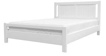 Кровать полуторная Ванесса из массива сосны (Белый Античный) 140х200 в Шахтах