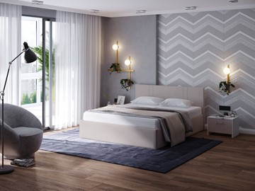 Спальная кровать Helix Plus 90х200, Велюр (Ultra Суфле) в Батайске