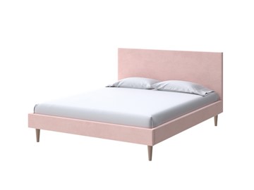 Кровать Claro 140х200, Велюр (Ultra Розовый мусс) в Батайске