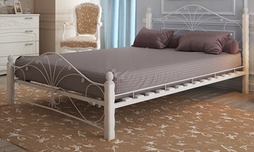 Кровать 2-спальная Фортуна 1, 1600, белый/белый в Батайске