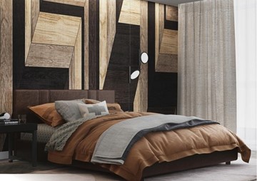 Двуспальная кровать Вена 160х200 (с основанием) в Шахтах