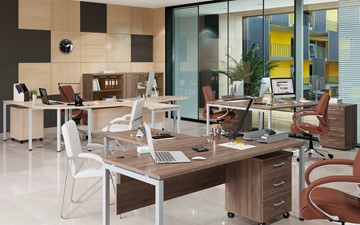 Мебель для персонала Xten S 1 - один стол с приставным брифингом в Шахтах
