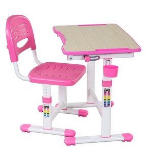 Растущий стол и стул Piccolino II Pink в Шахтах