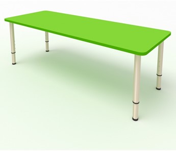 Стол детский 2-местный  (по одну сторону столешн.) СДО-3 (0-3) зеленый (МДФ) в Шахтах