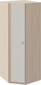 Угловой шкаф Глэдис М21 (Шимо светлый/Белый текстурный) в Шахтах