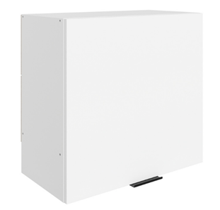 Шкаф кухонный Стоун L600 Н566 (1 дв. гл.) (белый/джелато софттач) в Шахтах