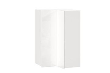 Шкаф кухонный угловой высокий Шервуд, ЛД 281.570.000.170, белый/белый глянец в Шахтах