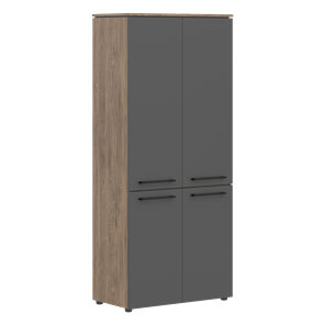 Высокий шкаф MORRIS TREND Антрацит/Кария Пальмира MHC 85.3 (854х423х1956) в Шахтах